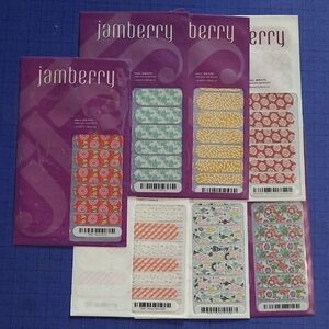 Jamberry Nail Wraps Set- Colorful Florals